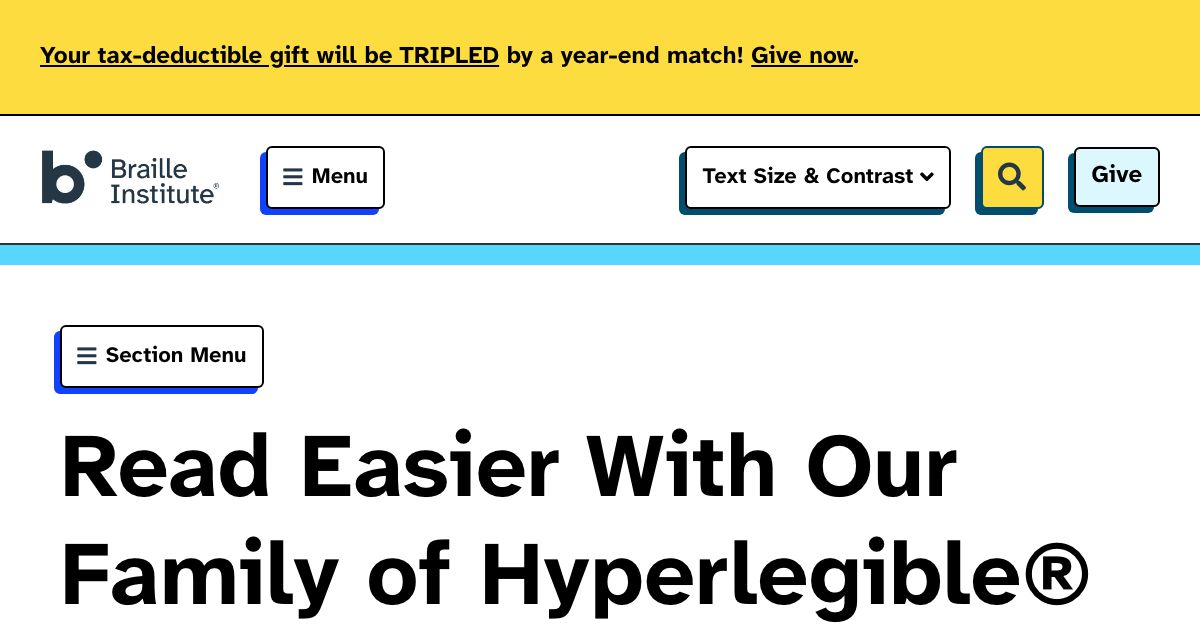 Screenshot of web page.