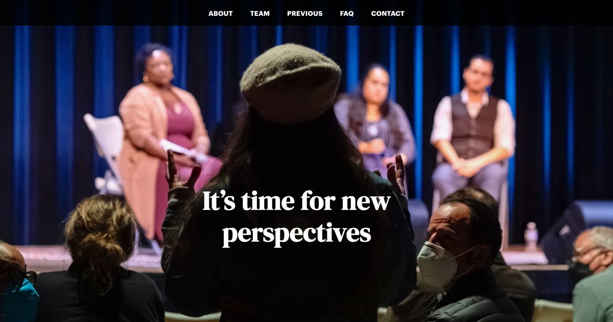 Screenshot of web page.