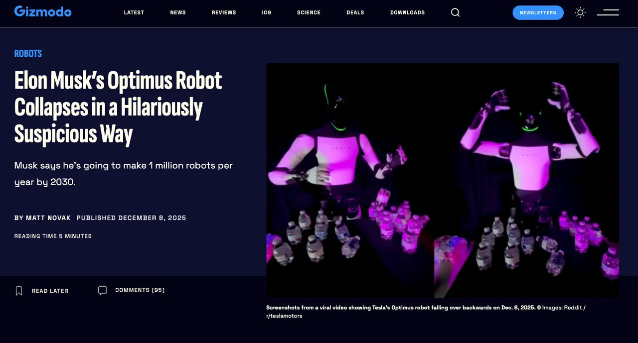 A deep read of Gizmodo's new website